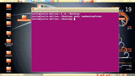 Create And Remove A Directory Ubuntu 1204 Youtube