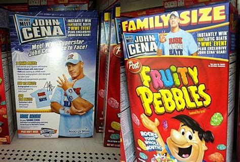 The John Cena Blog: PICTURES: John Cena On The Fruity Pebbles Cereal Box