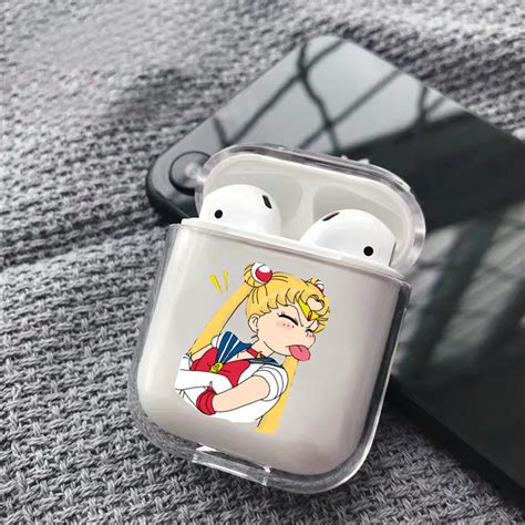 Anime Airpods Case Anime Moon Airpods Pro Case Apple Airpods Etsy