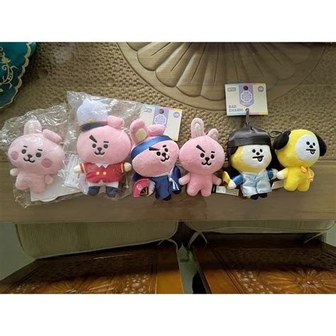 Jual Ready Stock Cooky Chimmy OFFICIAL BT21 Bag Charm Bagcharm