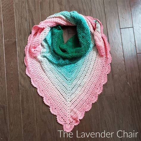 Pearl Shawl Crochet Pattern The Lavender Chair