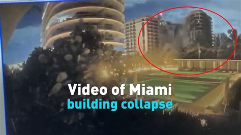 Footage Of Miami Building Collapse CGTN