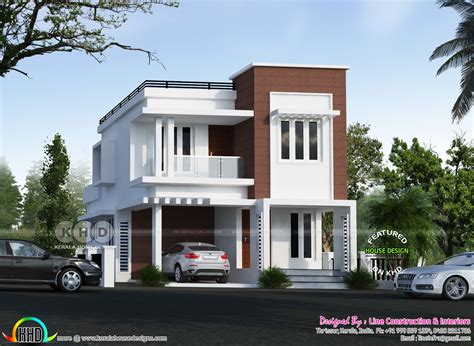 3 Bedroom Cute Contemporary Budget Friendly House Kerala Home Design And Floor Plans