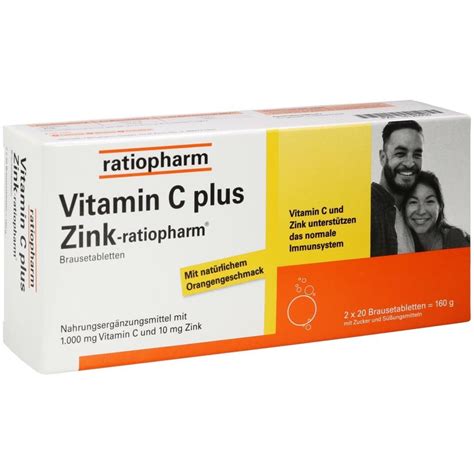 Ratiopharm Vitamin C Plus Zink St Ck Schon Ab Eur Pzn