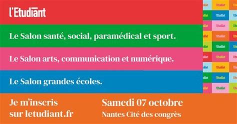 Les Salons de lEtudiant à NANTES Octobre Lycée Gabriel Guist hau