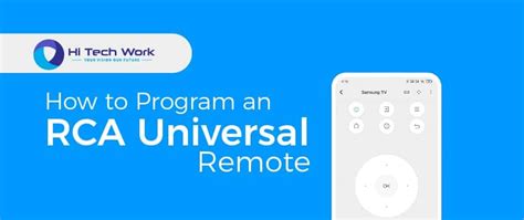 How to Program an RCA Universal Remote