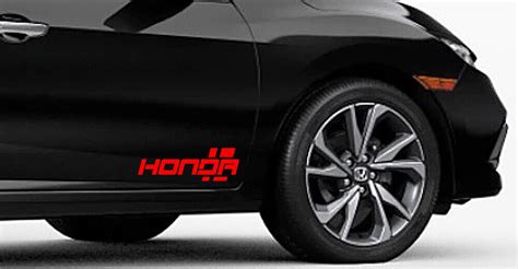 X2 Honda Decal Hash Marks Honda Accord Civic Turbo Type S R Jdm