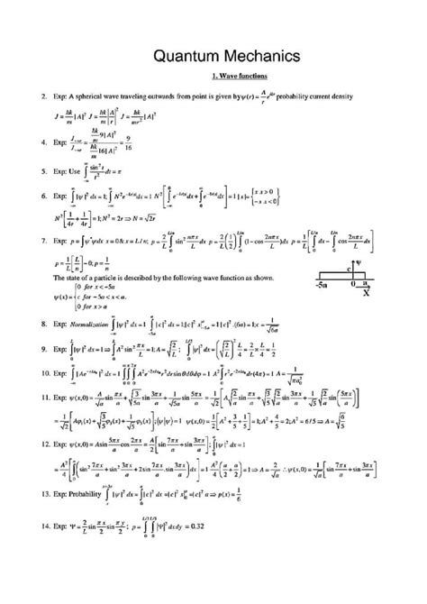 Solution Quantum Mechanics Solution Studypool