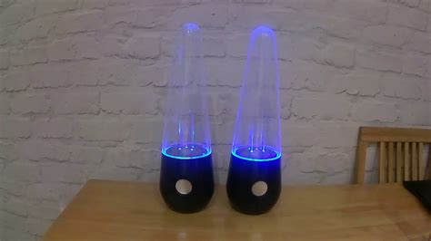 Boombeatz Dancing Water Bluetooth Speakers Sounds Test Youtube