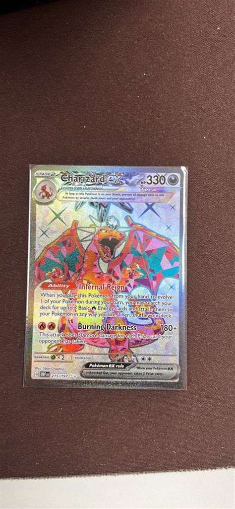 PTCG 寶可夢卡牌 國際版 英文 SV3 太晶噴火龍ex SR 興趣及遊戲 玩具 遊戲類 Carousell