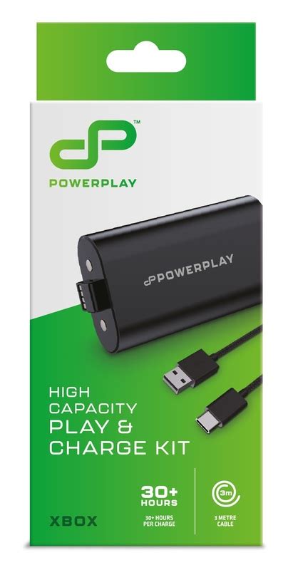 PowerPlay Xbox High Capacity Play Charge Kit Xbox Series X Xbox