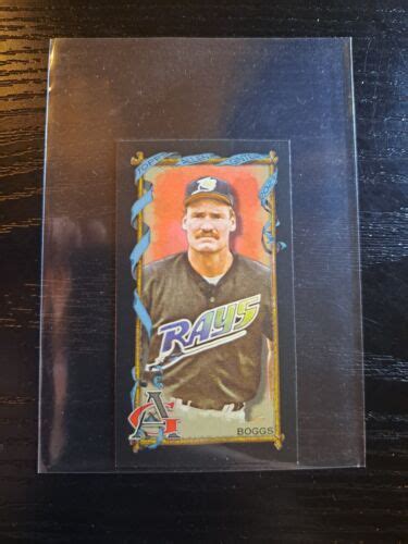 2023 Topps Allen Ginter Mini Black Border Wade Boggs Tampa Bay Devil