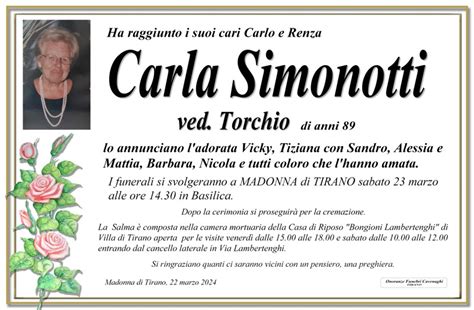 Simonotti Carla Ved Torchio Di Anni Di Tirano Intorno Tirano