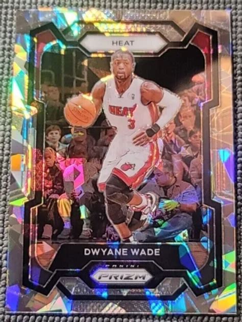 2023 24 PANINI PRIZM Dwyane Wade glace fissurée 182 Miami Heat EUR 0