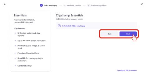 What are the Clipchamp paid plans and how do they work? - Microsoft Support