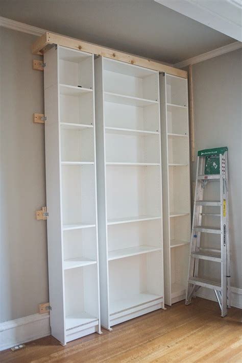 Ikea Billy Bookshelves Hack In Case You Missed The Reveal You Can See That Here Living Room