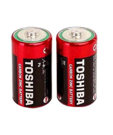 D Batteries Toshiba Heavy Duty Cell Pack 2 Office Supply Store