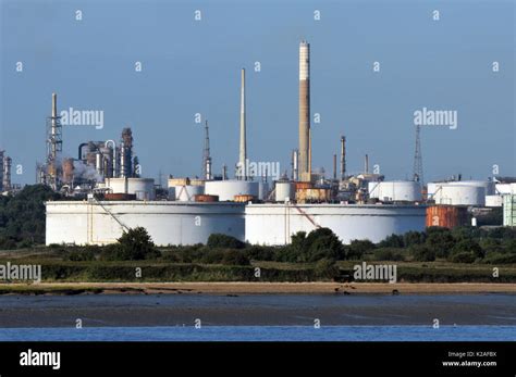 The Esso Oil Refinery At Fawley New Forest Hampshire Crude Oil