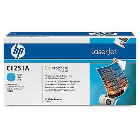 Hp Ce251a Toner Cyan Toner Imprimante Hp Sur Ldlc