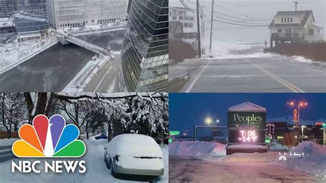 Over 200 Million People Under Winter Weather Alerts Across Us Youtube