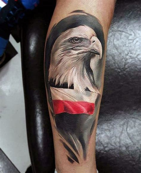 60 Polish Eagle Tattoo Designs For Men - Coat Of Arms Ink