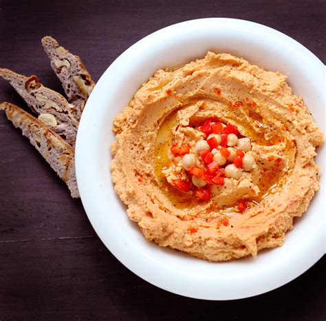 Hummus Aux Poivrons Rouges Grill S Max L Affam