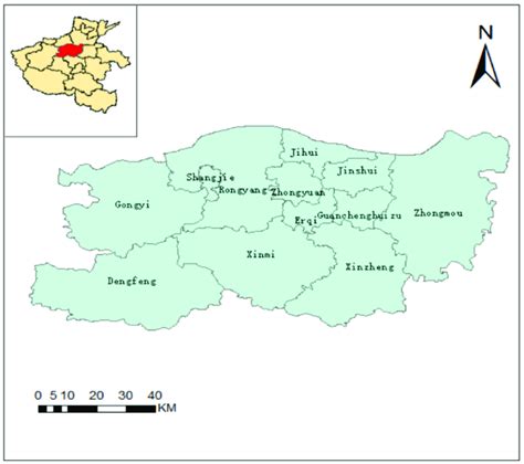 Location map of Zhengzhou City. | Download Scientific Diagram