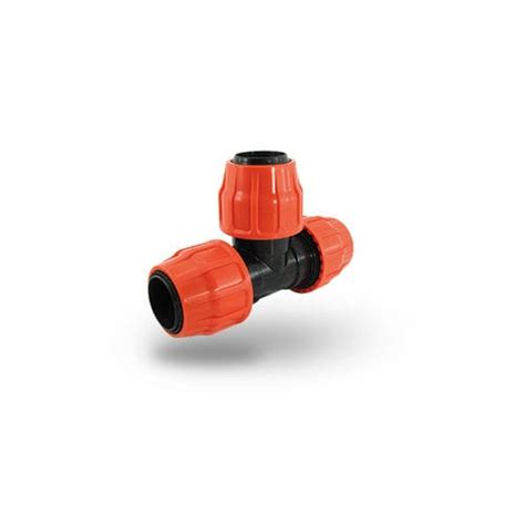 Raccord à compression d irrigation en T 714 Series POELSAN PLASTIC