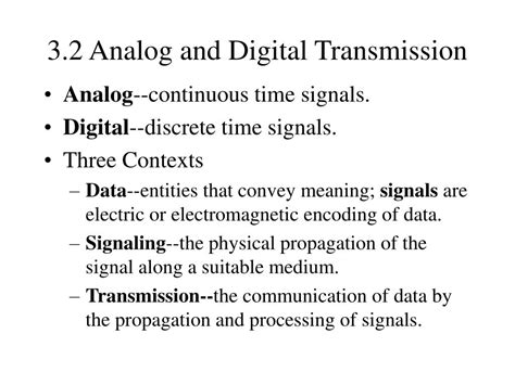 PPT Chapter 3 DATA TRANSMISSION PowerPoint Presentation Free