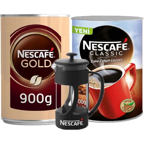 Nescafe Gold 900 Gr Nescafe Classic 1kg Frenchpress Fiyatı