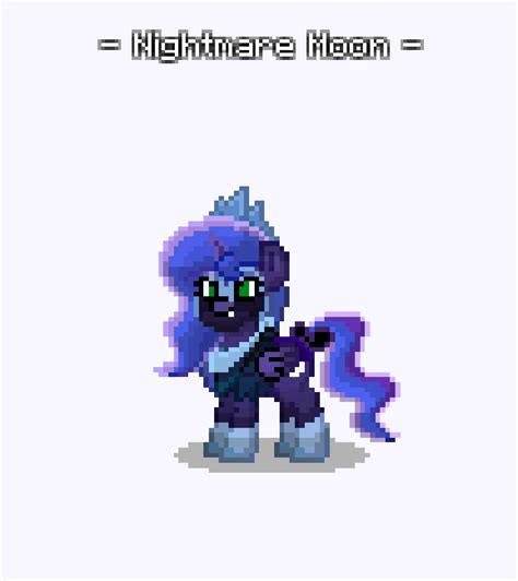 Nightmare Moon Ponytown By Mousvand On Deviantart