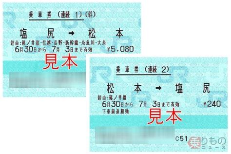 旅の強い味方？ Jr「往復乗車券」「連続乗車券」廃止へ 発券数減少に伴い トレンド 写真 Goo ニュース