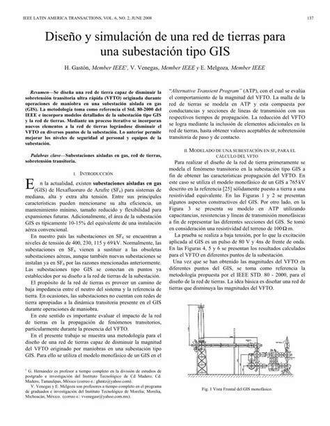 PDF Puesta A Tierra En GIS DOKUMEN TIPS