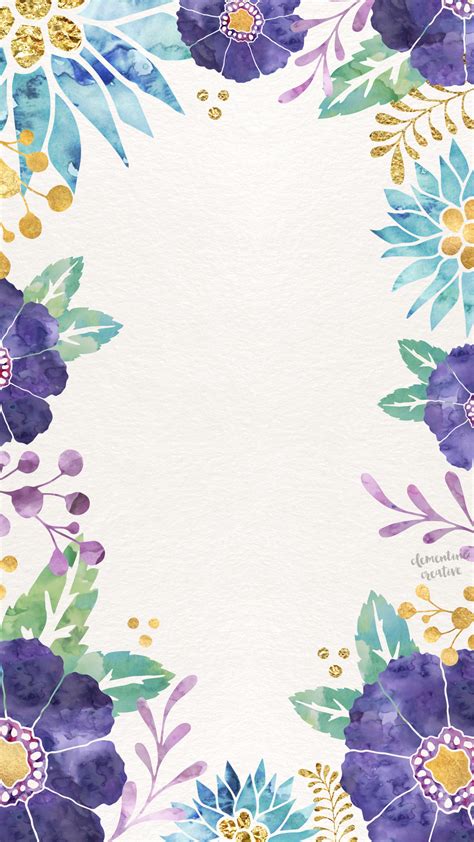 Terbaru 30 Wallpaper Flower Watercolor Galeri Bunga Hd