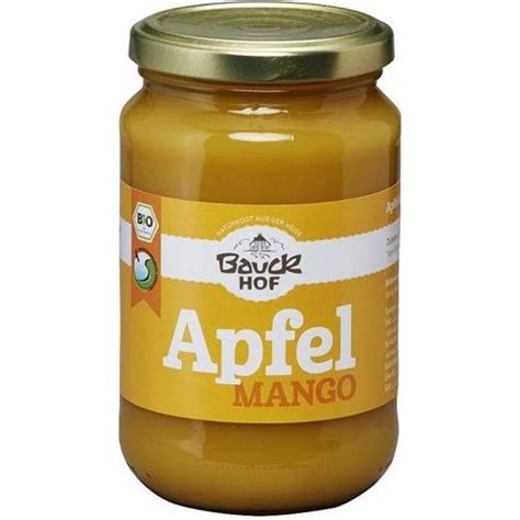 Piure Bio Vegan De Mere Si Mango Fara Zahar G Bauck Hof Pret