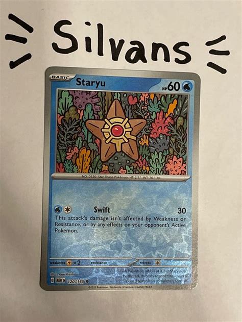 Staryu Reverse Holo 120 165 MEW 151 Englisch Kaufen Auf Ricardo