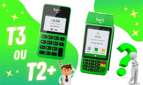 Ton T2 ou T3 qual Máquina de Cartão é Melhor Maquininha cc