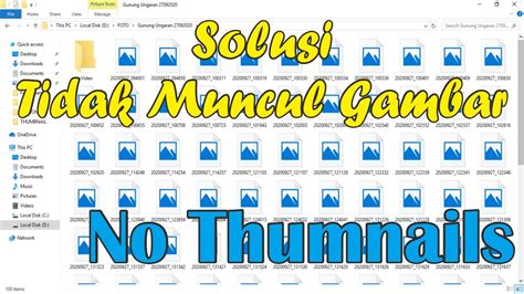 Mengatasi Gambar Thumbnails Yang Tidak Bisa Muncul Di Windows Explorer