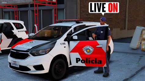 Gta Rp Ao Vivo Persegui O Abordagem For A Patrulha Pmesp Nm