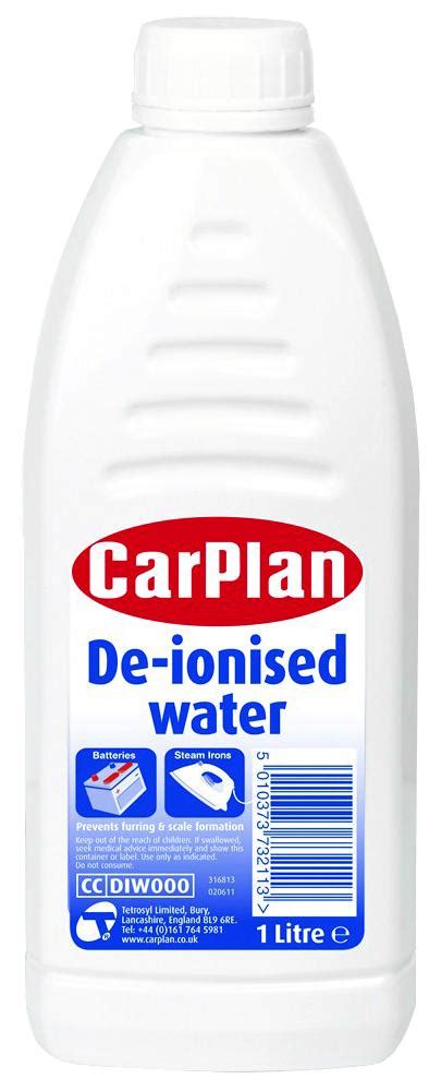 De Ionised Water Litre Carplan Cpc