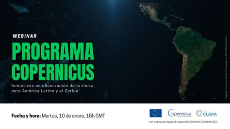 Webinar Programa Copernicus iniciativas en observación de la tierra