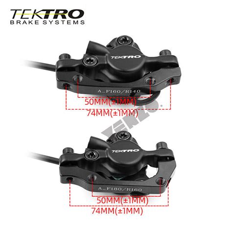 Tektro Hd M285 Hydraulic Disc Brake Frontandrear Set 160mm Rotor M275 Updated Ebay