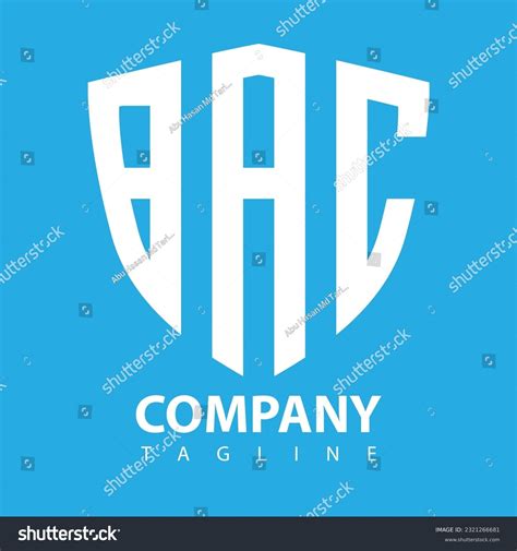 Vector Letter Logo Bac Design Royalty Free Stock Vector 2321266681