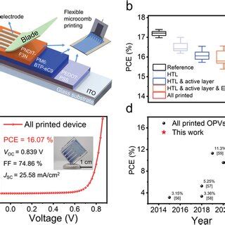 Allprinted Opvs A Device Architecture And The Schematic Of