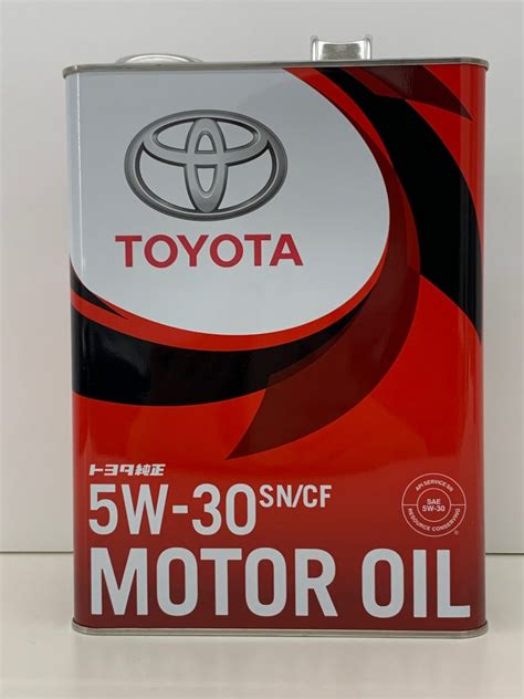 TOYOTA GENUINE ENGINE OIL SN CF 5W 30 MINERAL OIL Genuine Motor Oil