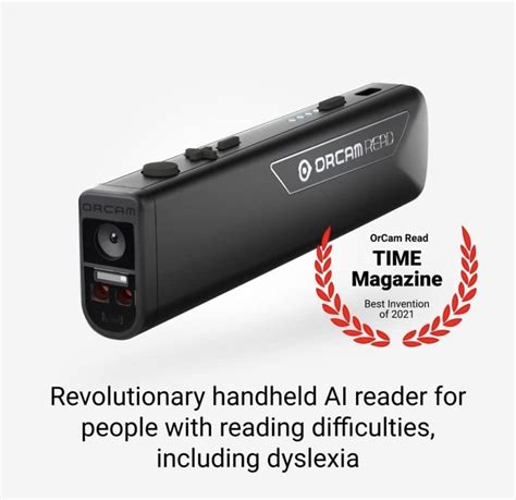 OrCam Read Smart Artificial Intelligence AI Assistive Reader