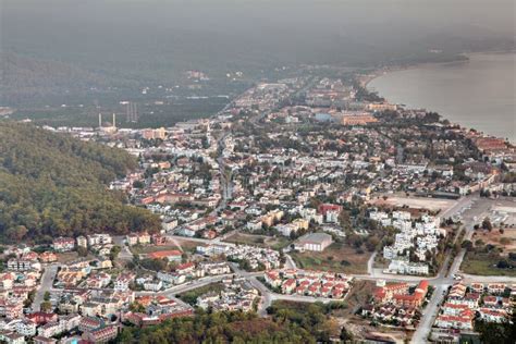 Aerial View Of Kemer City Antalya Province Turkey Stock Photo Image