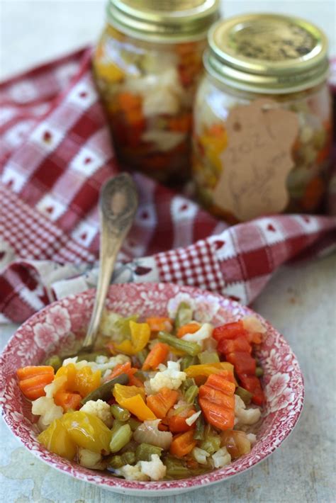 Giardiniera Fatta In Casa Cibo Che Passione