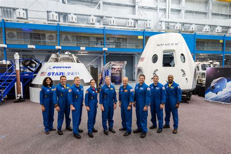 NASA names astronaut crews for first flights of SpaceX/Boeing ...