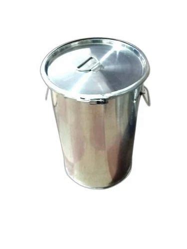 Food Grade Stainless Steel Containers For Hotel Capacity 5 Ltr To 210 Ltr At Rs 3600 Piece In